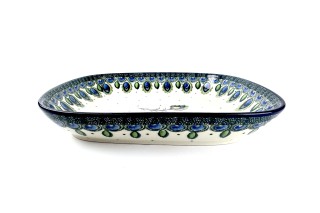 159 Bunzlau Rechthoekige schaal 2218X 159 Schotel rechthoek 22,5x19cm